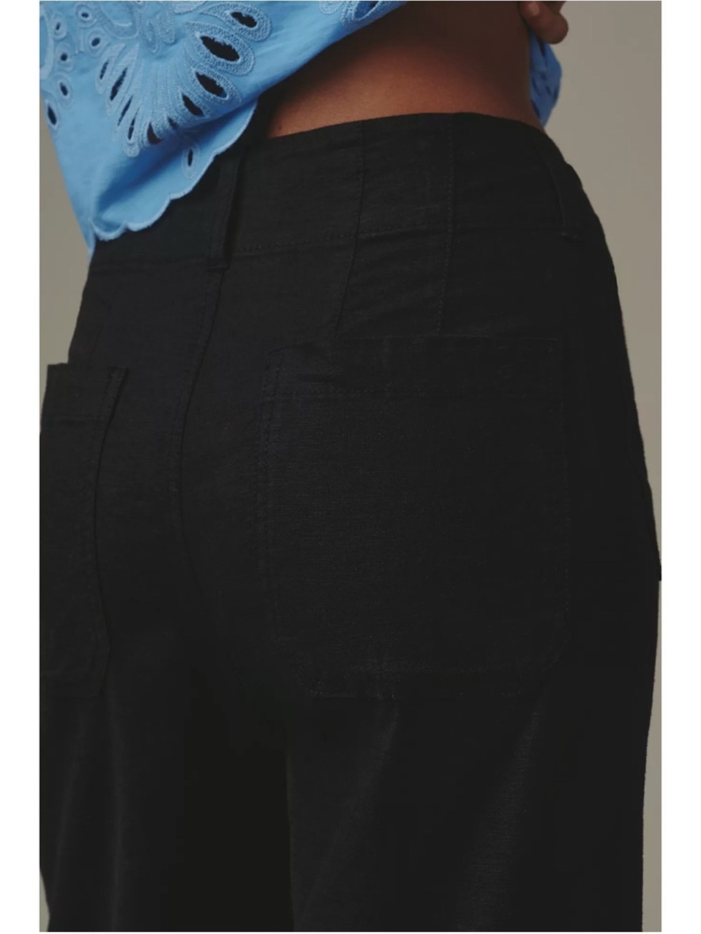 Maeve Anthropologie The Colette Magic Fabric Full-Length Pants in Black - Picture 5 of 10
